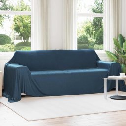 Paturi de aruncat 6 pcs Albastru marin 350 x 270 cm Molton GartenMobel Dekor