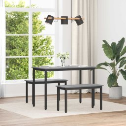 banca Gri Sonoma 80 x 35 x 45 cm Lemn compozit GartenMobel Dekor