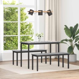 banca Gri Sonoma 110 x 35 x 45 cm Lemn compozit GartenMobel Dekor