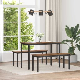 banca Lemn vechi 110 x 35 x 45 cm Lemn compozit GartenMobel Dekor