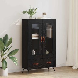 Bufet cu sertar Stejar Negru 69,5 x 31 x 115 cm GartenMobel Dekor