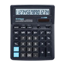 Calculator de birou Calculator de birou, 14 digits, 193 x 143 x 38 mm, DonauTech DT4141- negru
