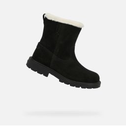 Ghete negre de iarnă pentru fete Geox Shaylax WPF