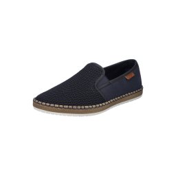 Rieker Espadrile 'Namur' albastru noapte / maro
