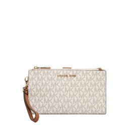 MICHAEL Michael Kors Portofel maro / gri / alb murdar
