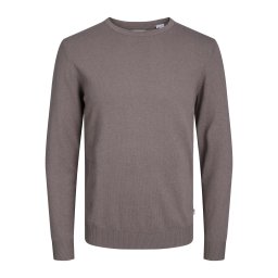 JACK & JONES Pulover 'JJEEmil' maro mokka