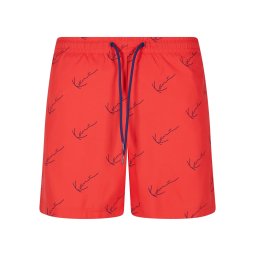 Karl Kani Pantaloni scurți apă bleumarin / roșu