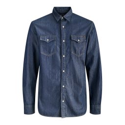 JACK & JONES Cămașă albastru denim