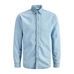 JACK & JONES Cămașă 'JJESTANLEY' albastru denim