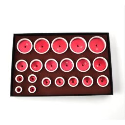 Set 20 bacuri aluminiu adânci pentru bezel si geamuri bombate - 37850