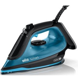 Fier de calcat SI5256BL, 2600 W, 300 ml, Talpa ceramica, Negru/Albastru