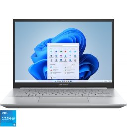 Laptop Asus 14'' Vivobook Pro 14 OLED K3400PA, Intel Core i5-11300H pana la 4.4GHz, 8GB DDR4, SSD 512GB, Baterie 4 ore