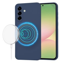 Husa Techsuit SoftFlex MagSafe Samsung Galaxy A56 5G - Navi Blue