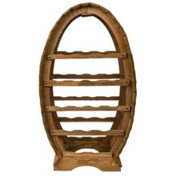 Set 2 x Suport pentru Sticle de Vin, 16 Sticle, din Lemn de Brad, Inaltime 76 cm, Zilan