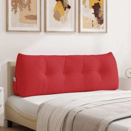 Perna pentru spate Rosu 140 x 24 x 50 cm tesatura GartenMobel Dekor