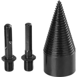 Con despicator lemn pentru bormasina, Strend Pro, cu 2 adaptoare, SDS PLUS, HEX 1/2"", 42 mm