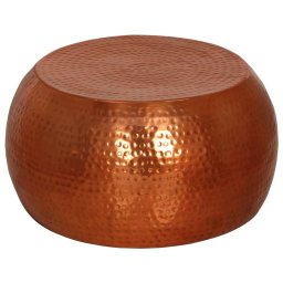 Gossi masuta de cafea, alama, Ø55x28 cm, aluminiu