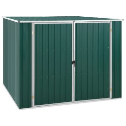 Gossi Șopron de gradina, verde, 195 x 198 x 159 cm, otel galvanizat