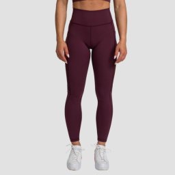 GymBeam Colanți pentru femei Mesh Panel Eggplant L