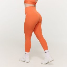 GymBeam Colanți pentru femei High-waist Limitless Orange XXL