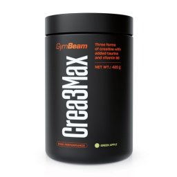 GymBeam Crea3Max 420 g măr verde