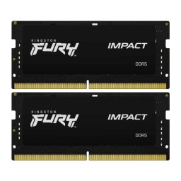 Memorie notebook Kingston FURY Impact, 16GB, DDR5, 4800MHz, CL38, 1.1v, Dual Channel Kit