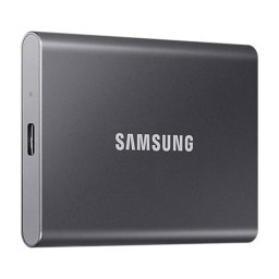 SSD extern Samsung T7 Portabil, 4TB, USB 3.2 Gen 2, Titan Grey