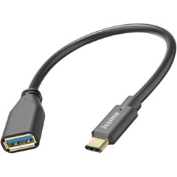 Cablu adaptor USB C-USB A Hama, negru