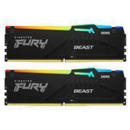 Memorii Ram, Kingston FURY Beast Black RGB EXPO, 32GB DDR5, multicolor