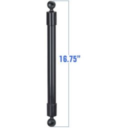 RAM® 16.75" Extensie teava PVC cu capete sferice
