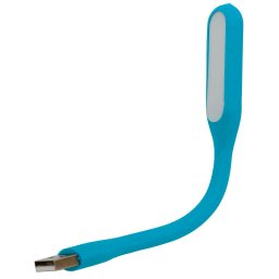 Lampa Light LED Spacer SPL-LED-BL, pentru laptop, flexibila, USB, Albastru