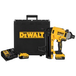 Ciocan electric pentru batut cuie, pentru beton, DeWalt DCN890P2-QW, motor fara perii, cu 2 acumulatori, 18 V, 5 Ah, cu valiza