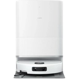 Aspirator robot Xiaomi Robot Vacuum 5 BHR0834EU, 55 W, 20000 Pa, Autonomie 140 minute, Control vocal si aplicatie, Scanare laser S-Cross, Recipient praf statie 2.5 l, Rezervor statie 4 l Alb