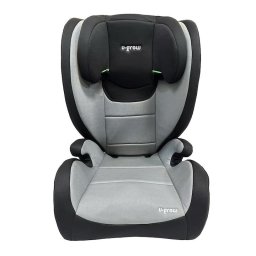 Scaun auto pentru copii U-Grow UG-HB59, 100-150 cm, certificat R129, cu isofix, 4-12 ani, gri/negru