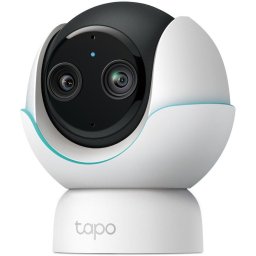 Camera de supraveghere Wireless TP-Link Tapo C840, 2 obiective, 2K 4MP si 1080p, vedere 360°, monitorizare bebelusi, audio bidirectional, vedere nocturna HD cu infrarosu invizibil