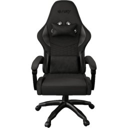 Scaun gaming FURY SHINAI S4, greutate suportata 130 kg, piele ecologica si material textil, negru