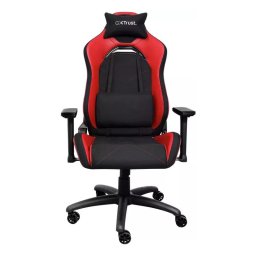 Scaun gaming Trust GXT 714R Ruya, greutate suportata 150 kg, piele sintetica, negru/rosu