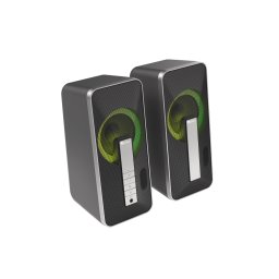 Boxe 2.0 Genesis Helium 100BT RGB Gaming, Bluetooth, 10W RMS, Negru