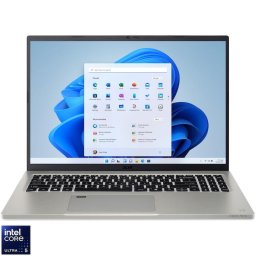 Laptop Acer Aspire Vero 16, procesor Intel® Core™ Ultra 5 225H pana la 4.9 GHz, 16 inch, WUXGA IPS, 16GB LPDDR5X, 1TB SSD, Intel® Arc™ 130T GPU, Windows 11 Home, Gri
