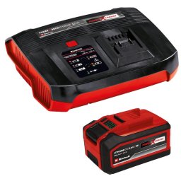 Kit acumulator si incarcator Einhell Power X-Change PLUS 4512143, 18V, 6 Ah, 1350 W putere maxima, 1 h timp incarcare