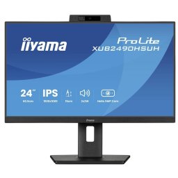 Monitor IPS LED Iiyama 23.8" XUB2490HSUH-B2, Full HD 1920 x 1080, HDMI, DisplayPort, Boxe, Pivot, 100 Hz, 4 ms Negru