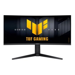 Monitor Gaming VA LED ASUS TUF Gaming 34" VG34WQML5A, UWQHD (3440 x 1440), HDMI, DisplayPort, Ecran curbat, Boxe, 250 Hz, .5 ms, Negru