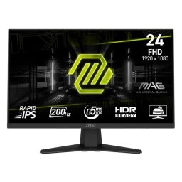 Monitor Gaming Rapid IPS LED MSI MAG 244F, 23.8 inch, Full HD (1920 x 1080), HDMI, DisplayPort, 200 Hz, 0.5 ms, Negru