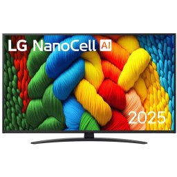 Televizor LG 55NANO81A3A, 55", 138 cm, DLED, 4K UHD, Smart TV, WiFi, Bluetooth, 60Hz, Negru