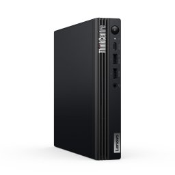 Mini PC Lenovo ThinkCentre M70q Gen 5, Intel Core i3-14100T, 8 GB DDR5, 256 GB SSD, negru