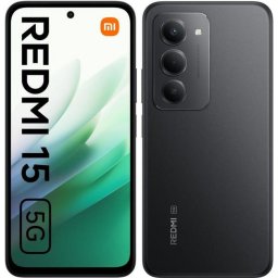 Telefon mobil Xiaomi Redmi 15, 5G, 4GB RAM, 128GB, Dual SIM, Negru