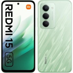 Telefon mobil Xiaomi Redmi 15, 5G, 4GB RAM, 128GB, Dual SIM, Verde
