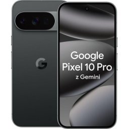 Telefon mobil Google Pixel 10 Pro, 5G, 16GB RAM, 256GB, Dual SIM, Obsidian-Negru