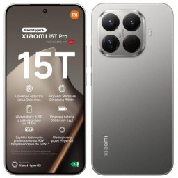 Telefon mobil Xiaomi 15T Pro, 12GB RAM, 512GB, G, Dual SIM, Gri