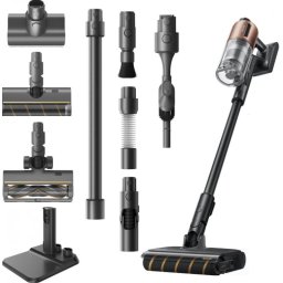 Aspirator vertical Dreame Z20 AquaCycle, 25.000Pa, 250 W, Autonomie pana la 90 min, Recipient praf 0.6 l, Rezervor apa curata 0.4 l, 0.32 l, Filtrul HEPA, baterie 2850mAh, Negru